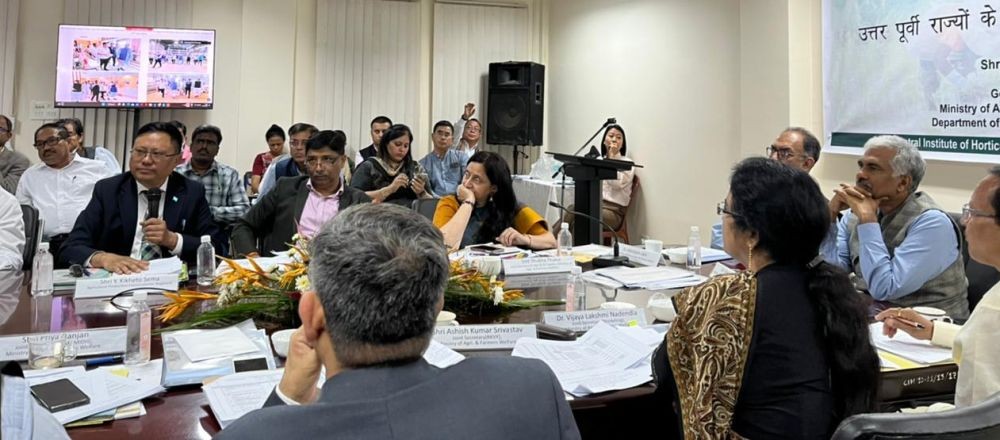 The review meeting of the Centrally Sponsored Schemes of North-Eastern states held at CIH, Medziphema on November 12 (Morung Photo)